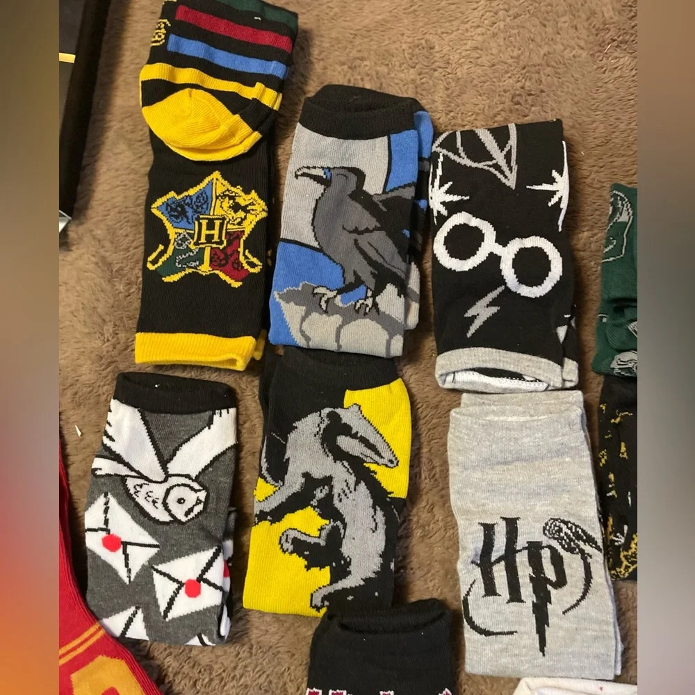 Harry Potter 15 Days of Socks Gift Box, Women’s Shoe Sz 4-10